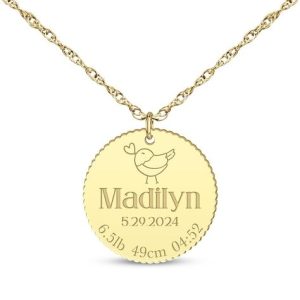 The Perfect Personalized Touch: Baby Name Necklace插图4