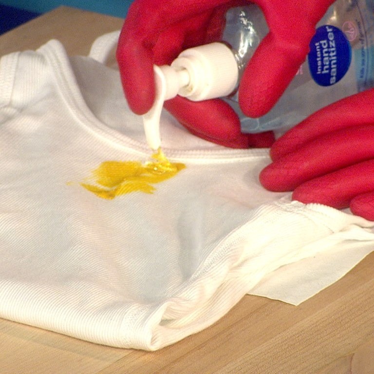 how to get yellow stains out of baby clothes